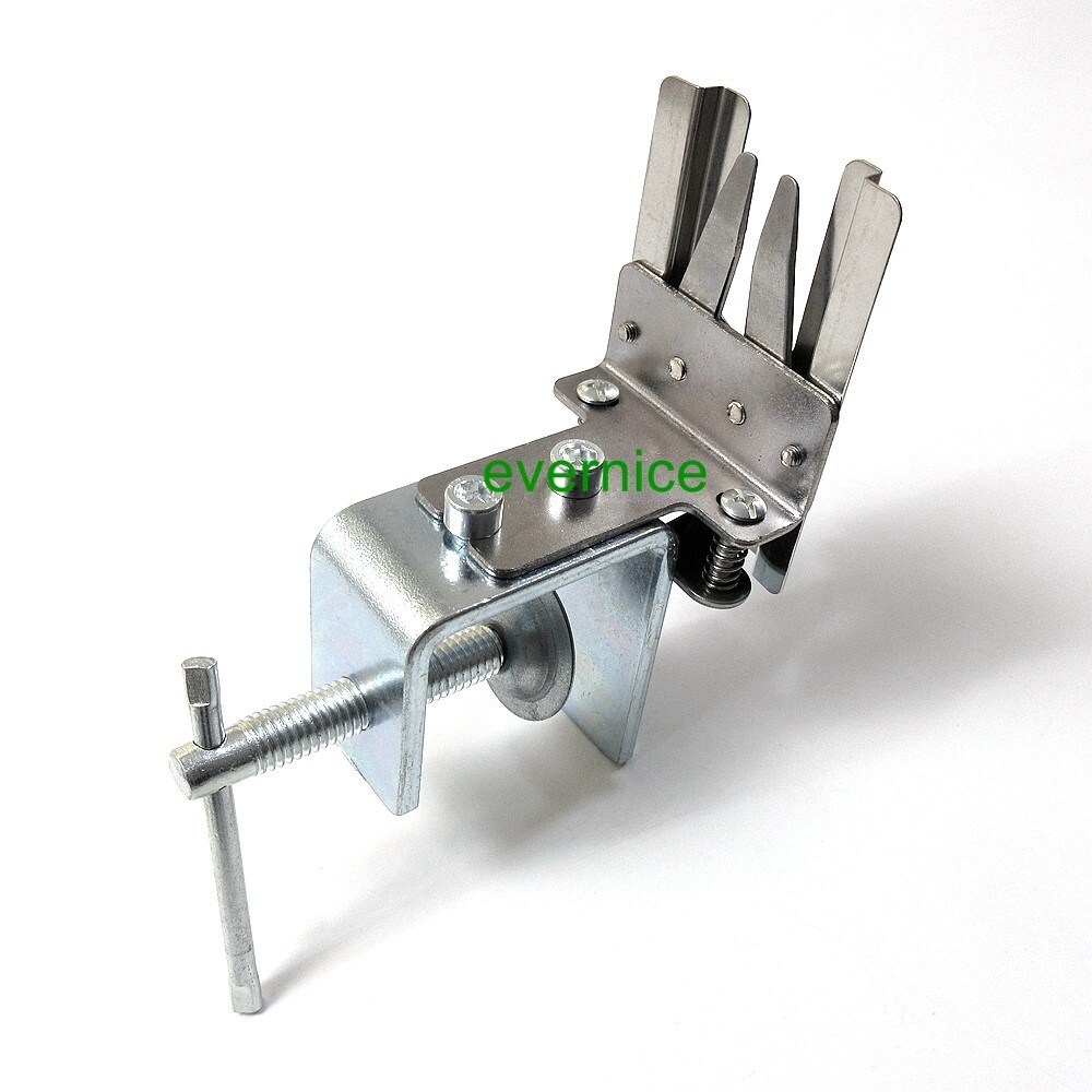 Double Head Zipper Attaching Device Tool With Mounting Clamp