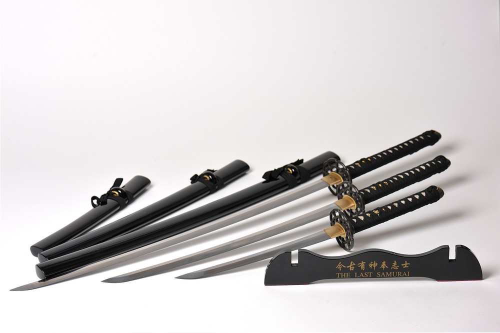 Set of 3 swords The last samurai