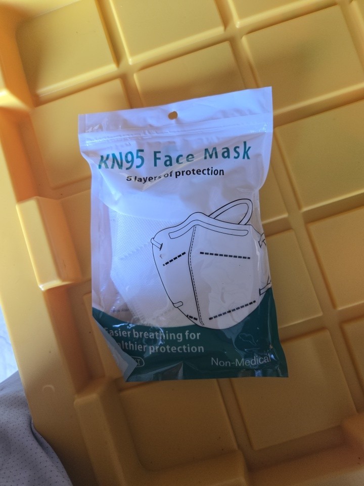 KN95 Face Mask Disposable 5-Layer  Dust Protection Bulk 5 pack