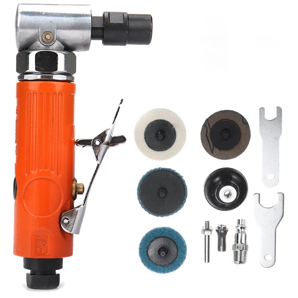 Degree 1/4 " Pneumatic Angle Die Grinder Pneumatic Grinder Cutting  Machine