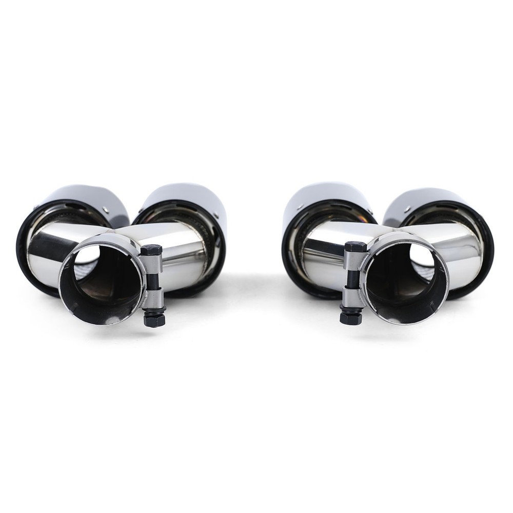 2x Carbon M Performance Exhaust Muffler Tips/ Tailpipes UNIVERSAL