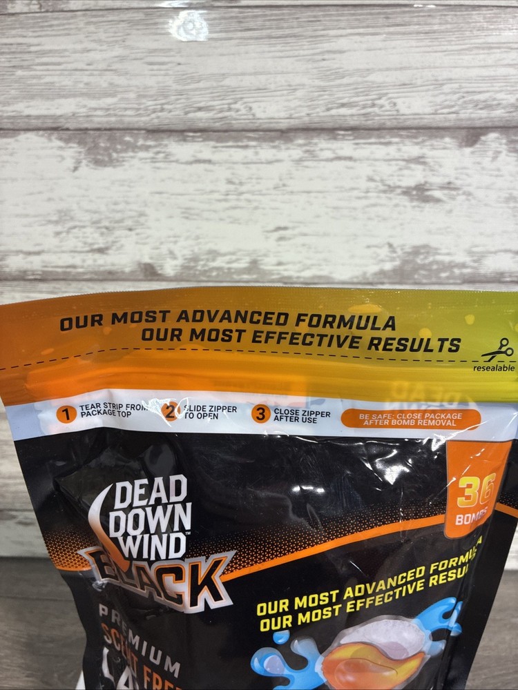 Dead Down Wind Black Odor Eliminator Unscented Premium Laundry Bombs 🔥👀