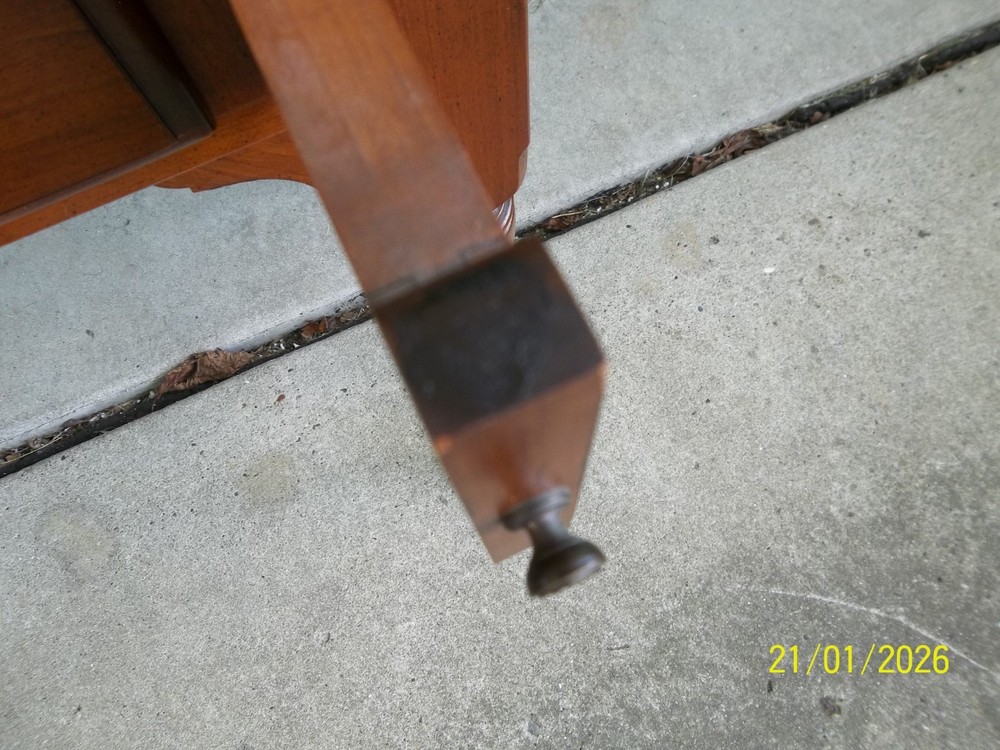 HTF Ethan Allen Early American Solid Cherry Writing Desk Secretary