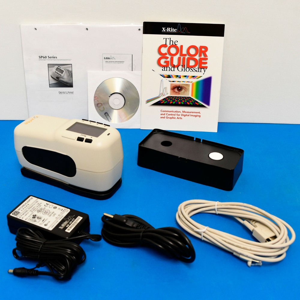 X-Rite SP64 Portable Sphere Spectrophotometer Lab values 4 print fabric physical