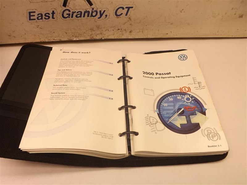 PASSAT    2000 Owners Manual 158354