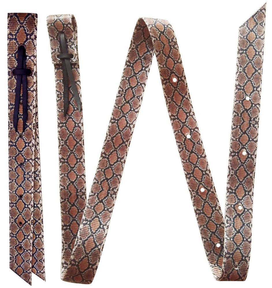 Showman Print Tie Strap and Off Billet Set