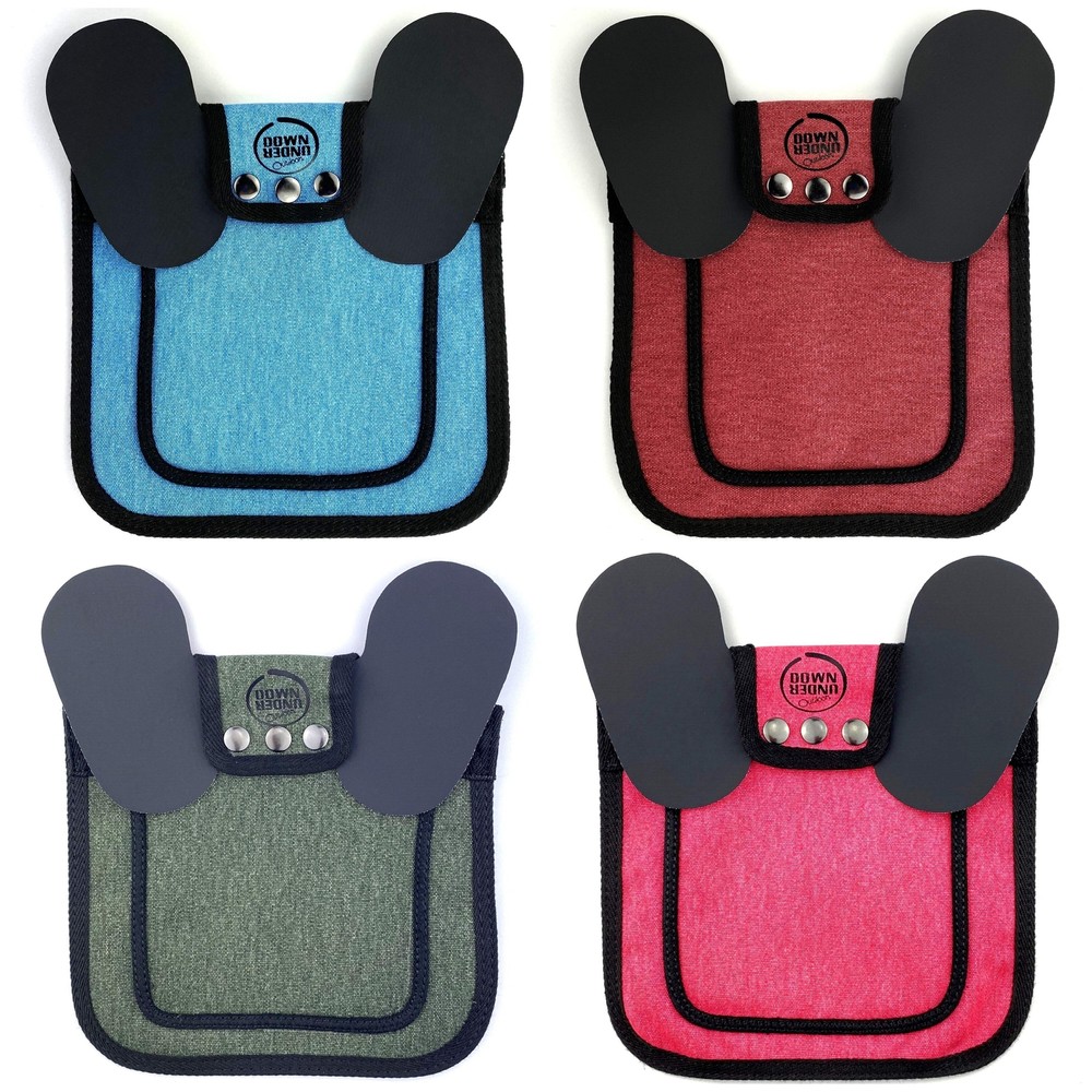 4-Pack OFFICIAL DOWN UNDER OUTDOORS Medium-Large Chicken Saddles with Covers