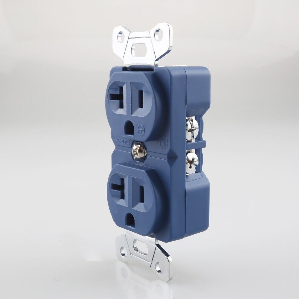 4-Layer Plated Pure Copper US Power Receptacles Wall Duplex Socket Outlet