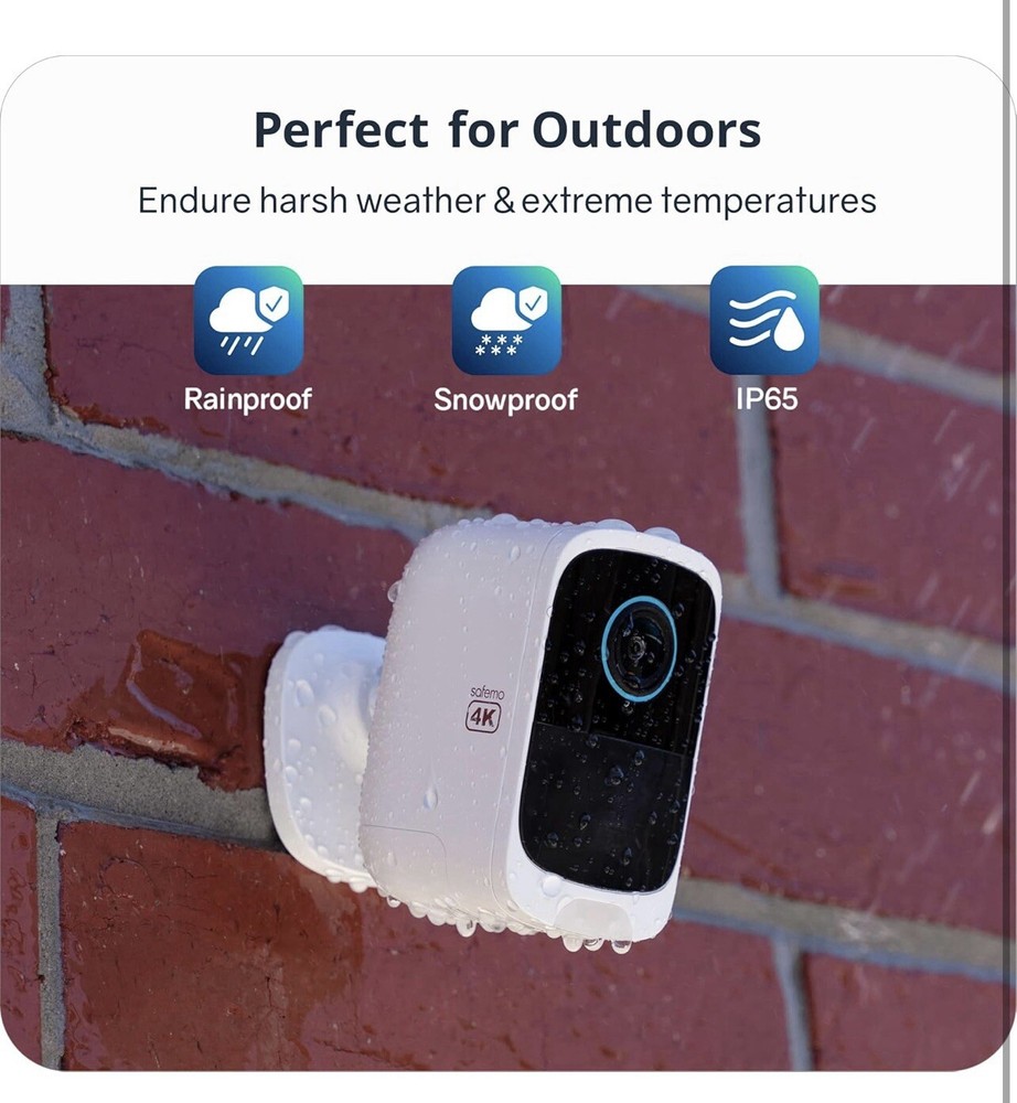 Add- on Wireless Security Camera(Works with Hub Only), 4K UHD