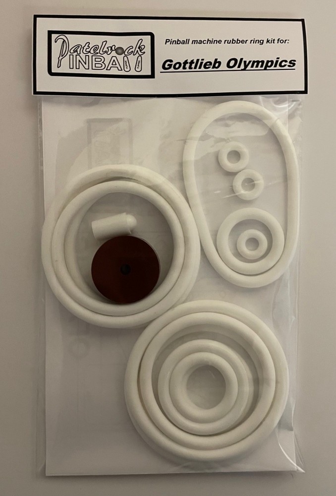 1962 Gottlieb Olympics Pinball Machine Rubber Ring Kit