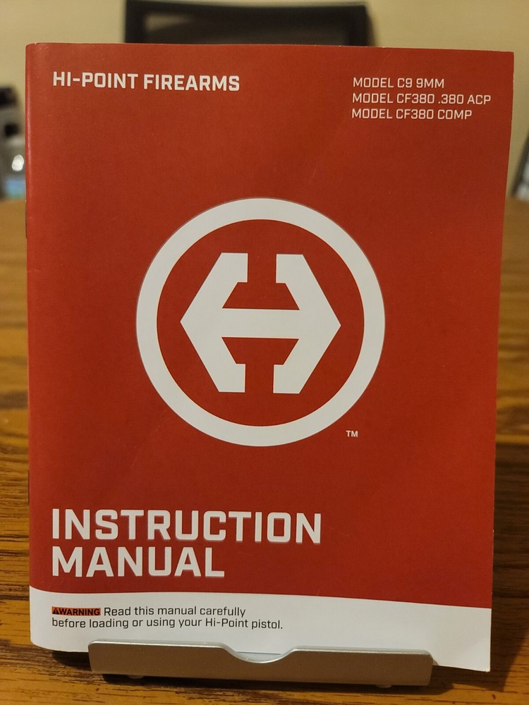 Hi-Point Pistols Owner's Manual