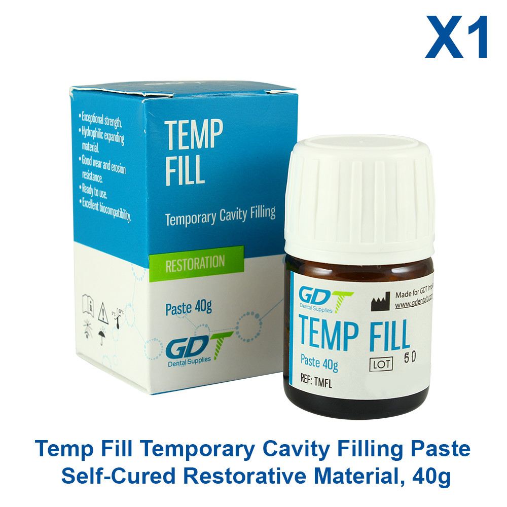 Temp Fill Temporary Filling Paste Dental Self-Cured Restorative Material 40g