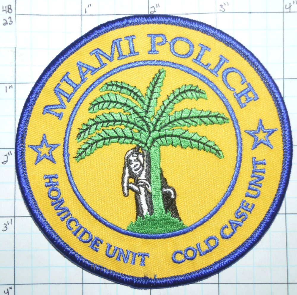 FLORIDA, MIAMI POLICE DEPT HOMICIDE UNIT COLD CASE UNIT PATCH