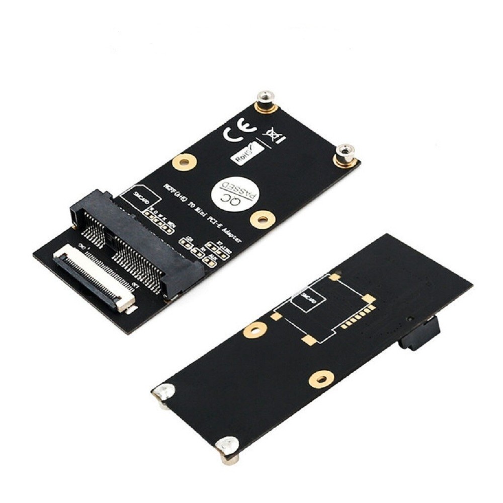 M.2 key A/E/A+E to Mini PCI-E Adapter with FFC Cable Case