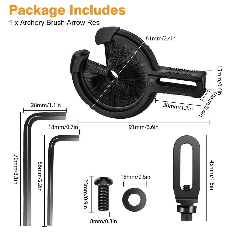 Adjustable Archery Arrow Rest, for Right Left Hands Compound Recurve Bow Hunting