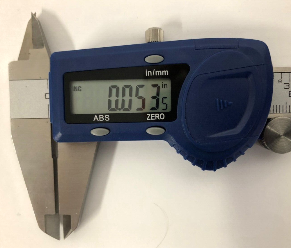 150mm / 6" Digital Caliper, 0-6"/0-150mm Range, .0005"/0.01mm Resolution