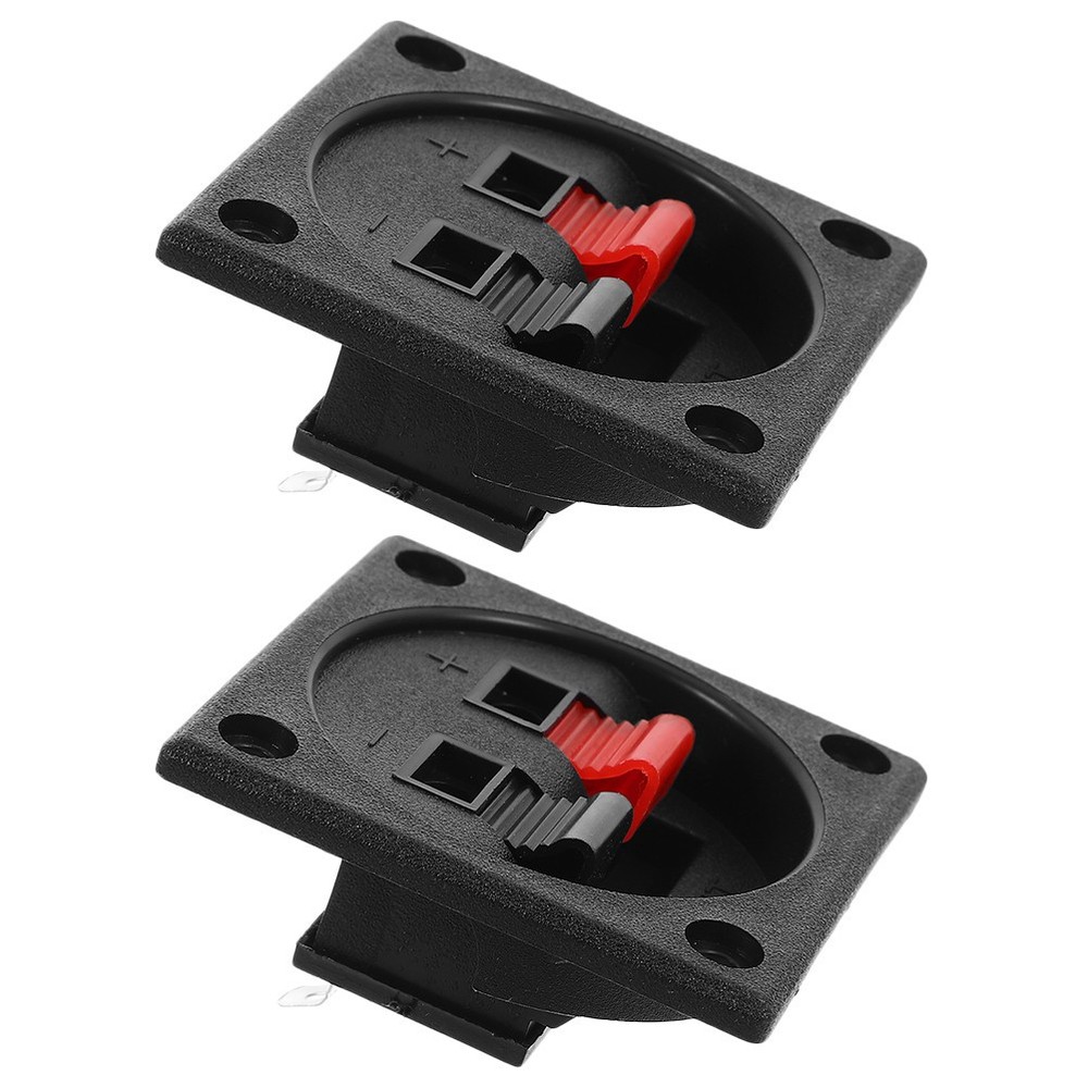 2 PCS Subwoofer Box Speaker Terminal Plates Binding Post Car Accessory