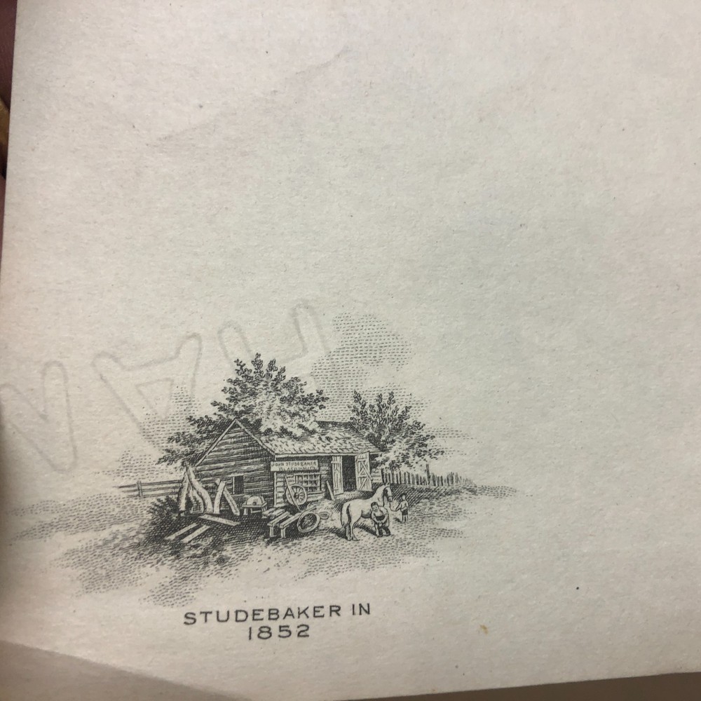 Letter Head Studebaker Correspondence Vintage 1929