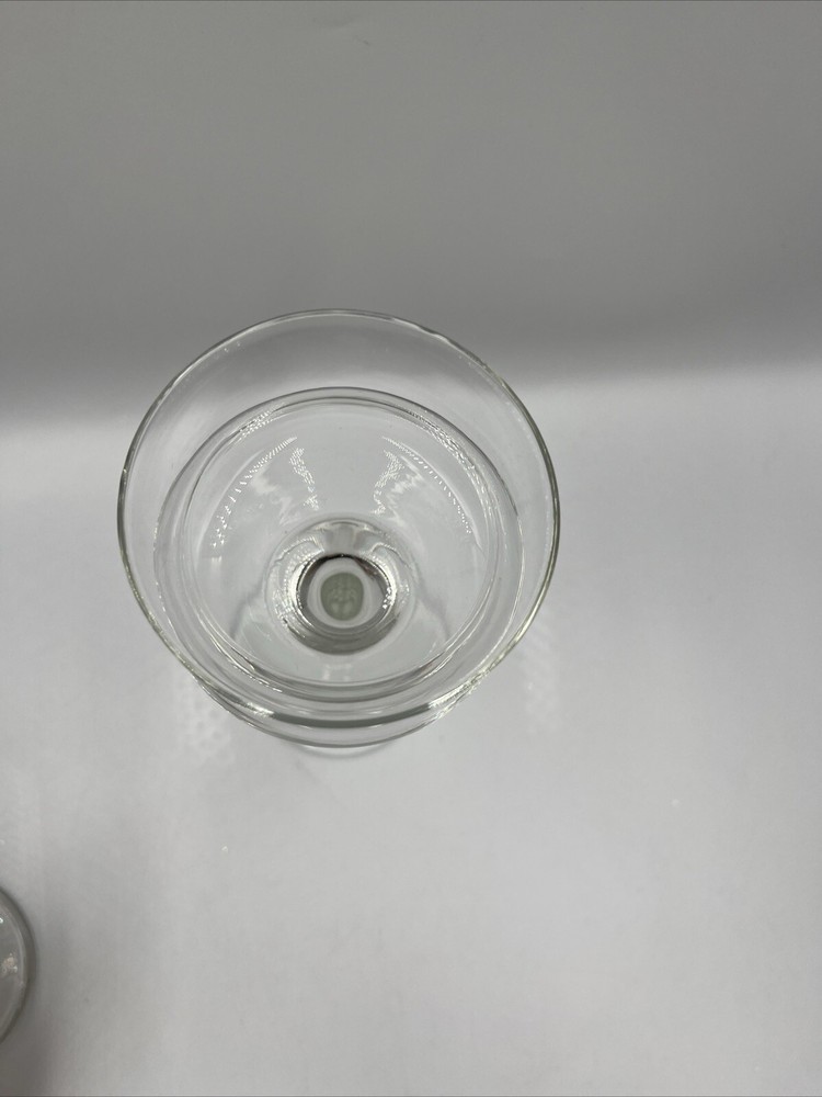 GLASS THREE PIECE DECORATING VASE STEMMED DISPLAY HOLDERS