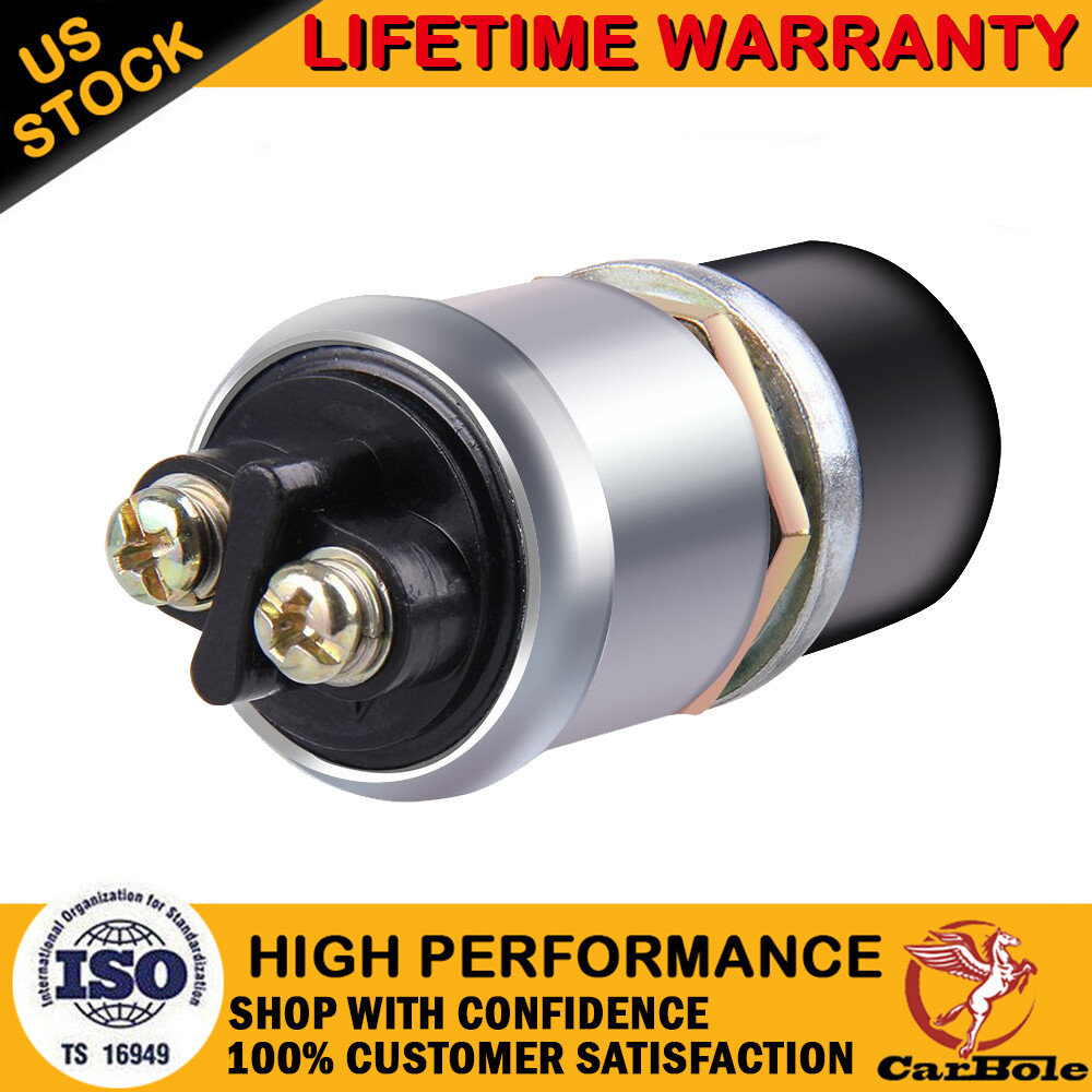 12V DC, 50A Push Button Horn Engine Start Starter Switch For Car Truck Pickup US