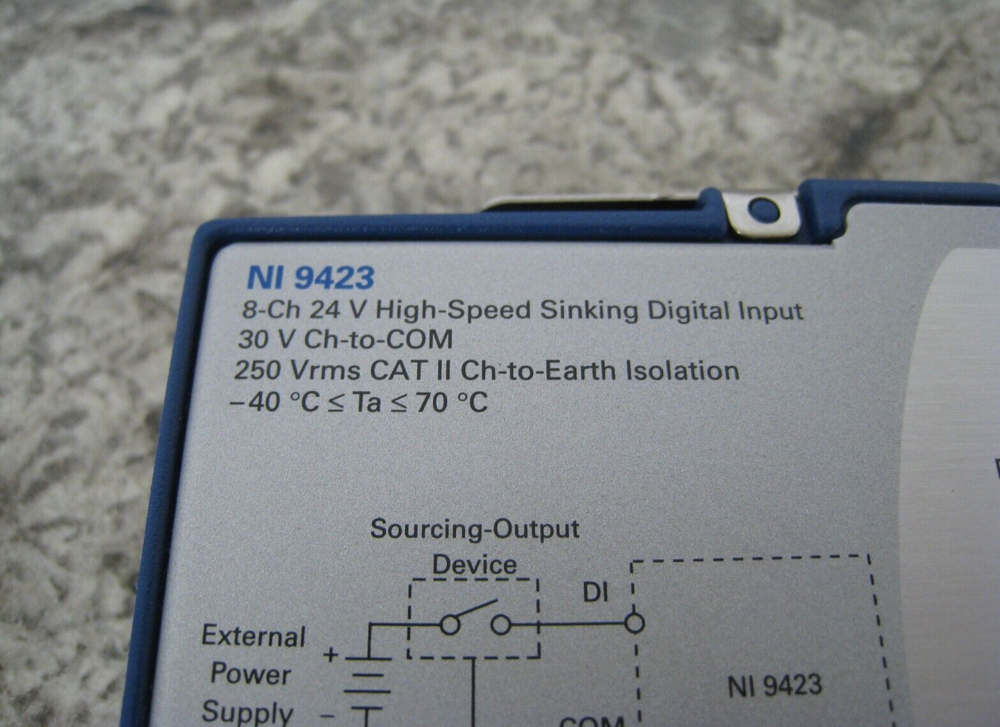 National Instruments NI 9423 8-Ch 24V High Speed Sinking Digital Input Module