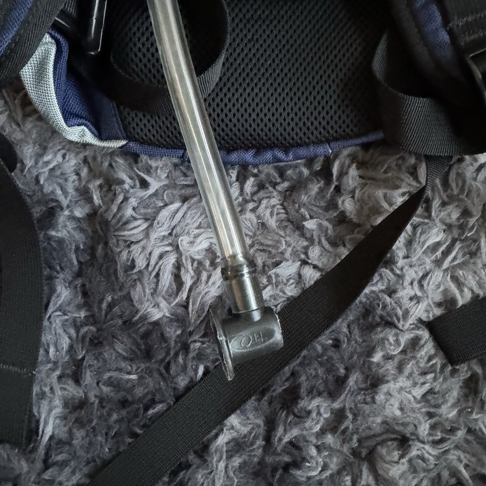 LL Bean Water Bladder Backpack Aquifer 500 Good Condition Blue