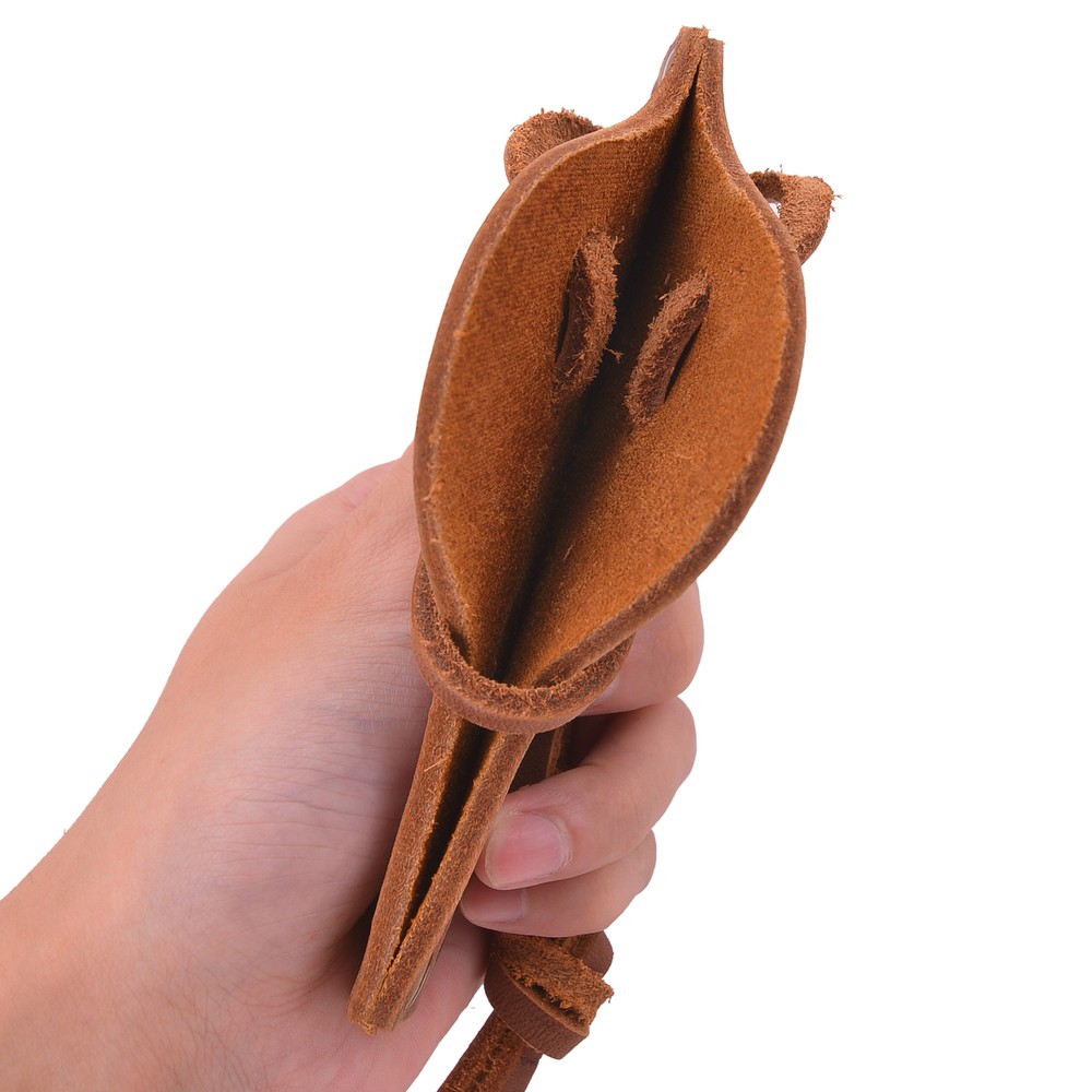 Leather Camping Axe Blade Sheath Protector Axe Head Cowhide Cover Guard Sheath