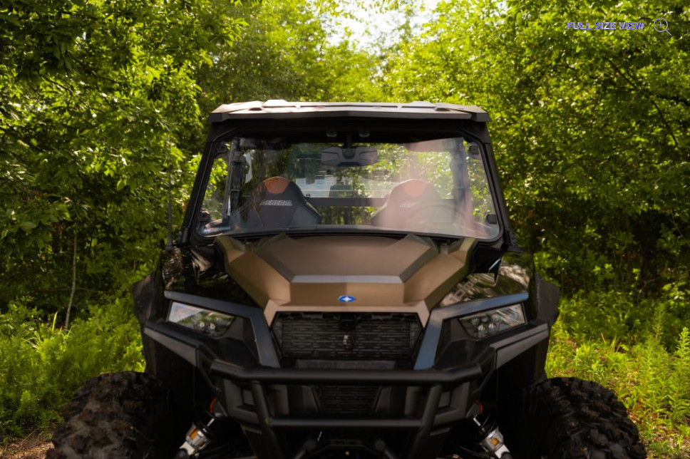 NEW 2016-UP POLARIS GENERAL RAD FRONT WINDSHIELD - CLEAR 4363797