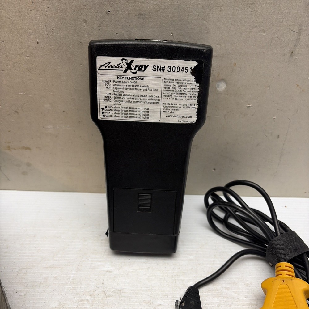Autoxray Ez Read 1000 With Case Manual Interface Cable