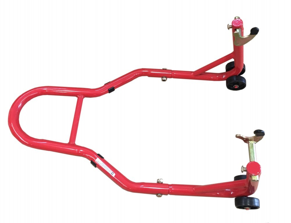 Xtron Motorcycle Rear Fork Paddock Wheel Lift Stand with V-Adapters