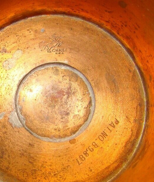 Vintage Chase Copper Bacchus Goblet