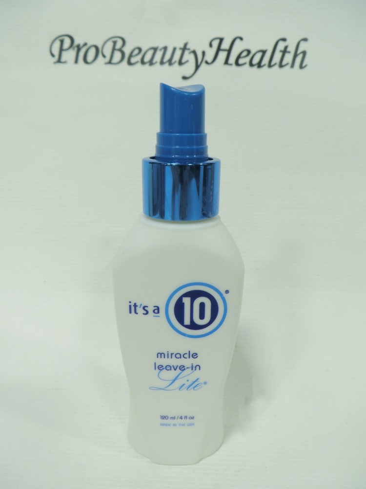 IT'S A 10 MIRACLE Leave in LITE 4 oz Scuffed!