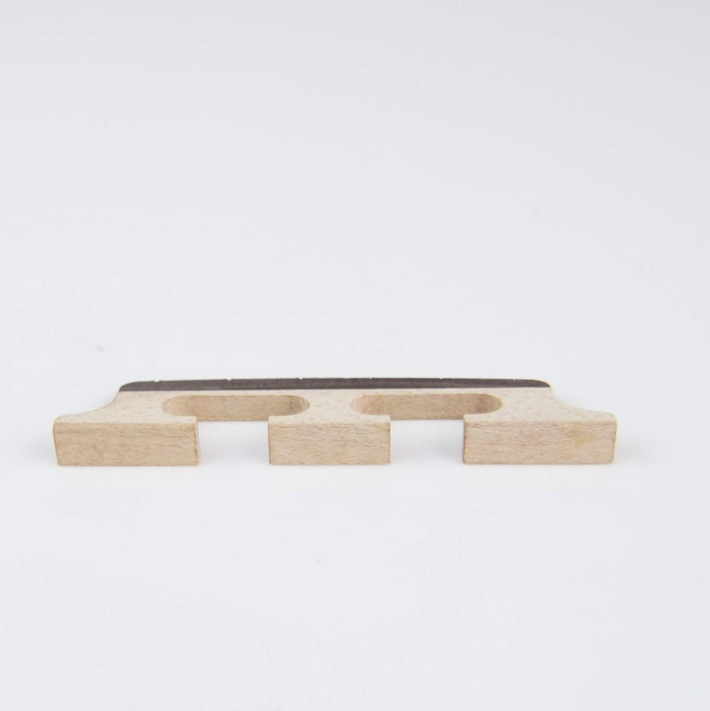Replacement Banjo bridge For 6 String Banjos Slotted, 54.5mm String spacing, Map
