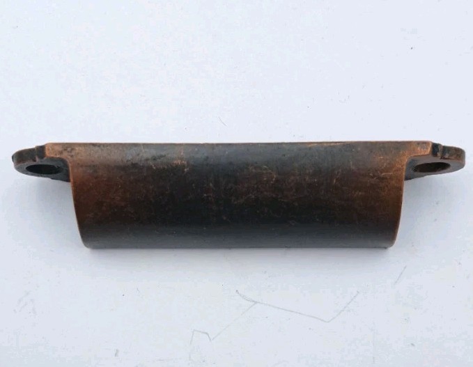 Antique Bin Pull Apothecary Drawer Pull Handle Old Vintage Cast Brass Hardware