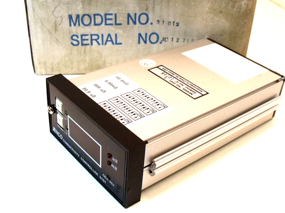 NIB Jenco Model 3101 S Conductivity Controller: 0 to 200 mS/cm Range