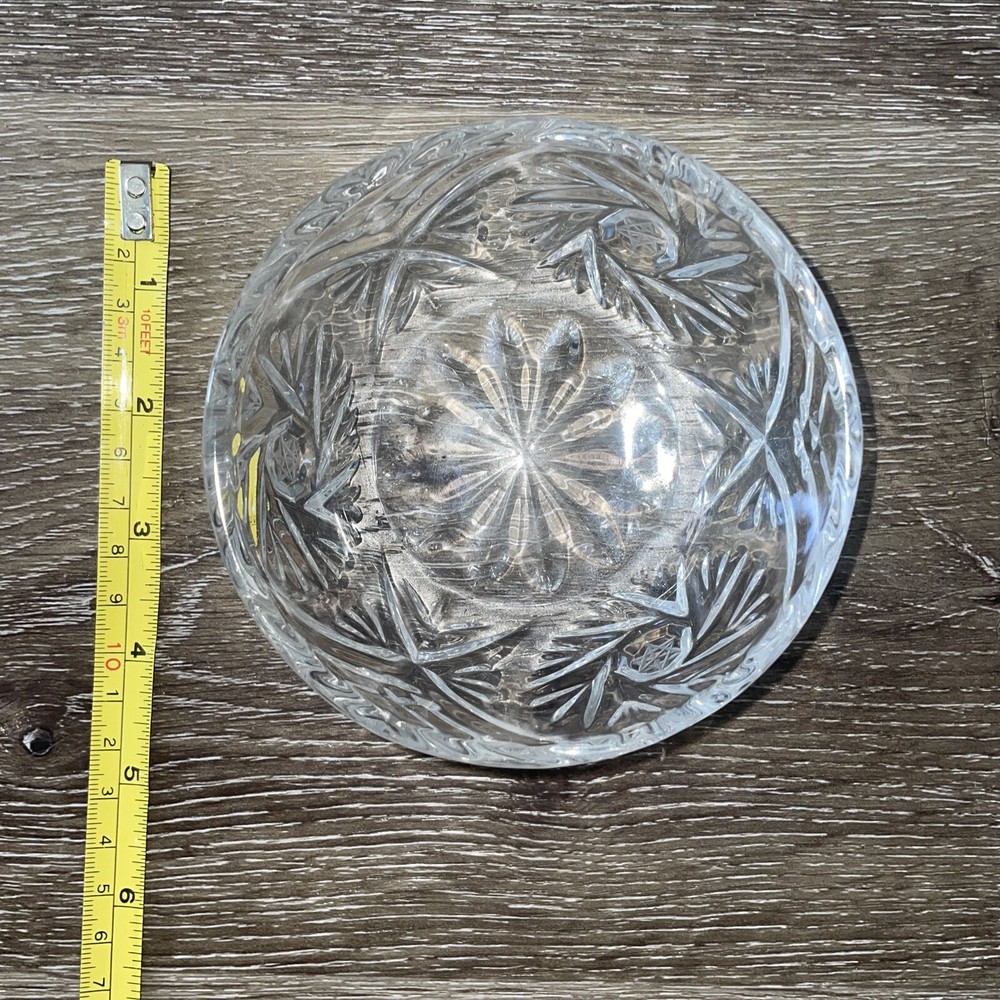 Candy Dish Crystal 4.5in Round