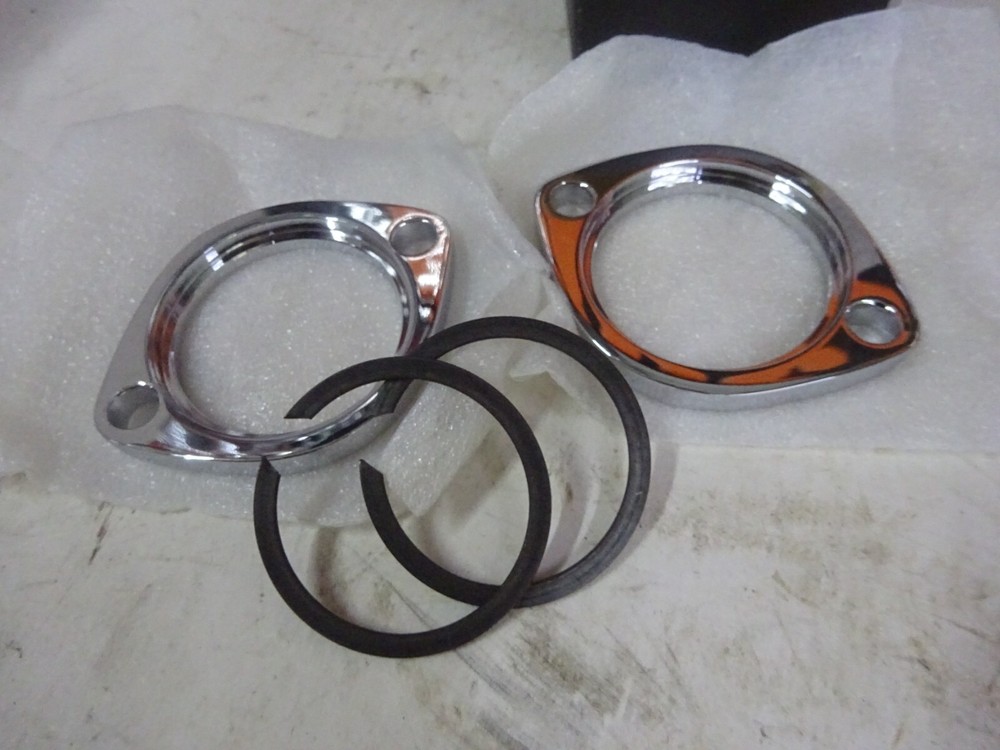 Harley Davidson BT'S XL'S Rpl CHROME EXHAUST MANIFOLD With RETAINER RING