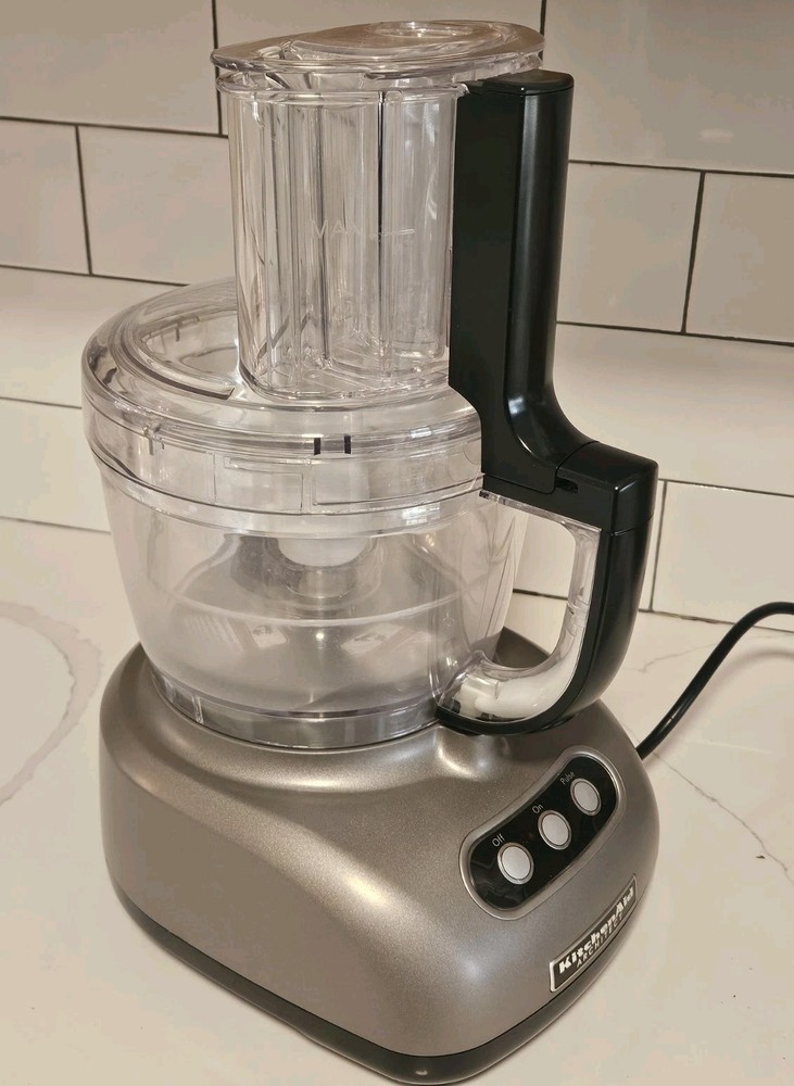 KitchenAid Architect 7-Cup Food Processor COMPLETE SET w/ Storage Case - Tested