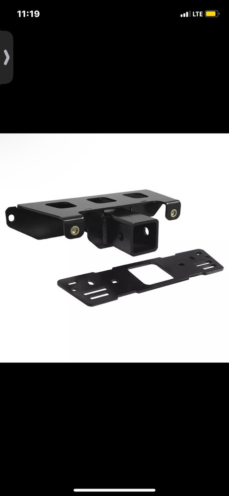 KFI 2" Receiver Mount Kit for Polaris Ranger 900XP 101080