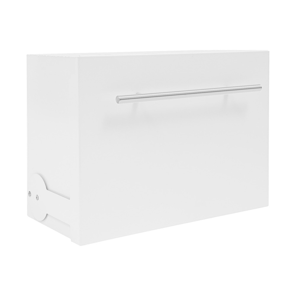 Kitchen Storage Rack with Pull-down Cover, Wall Spice Organizer Under Cabinet