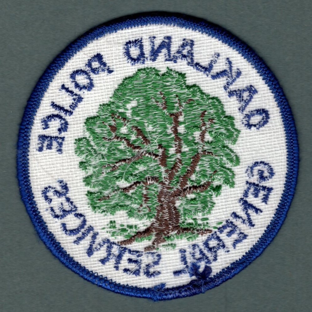 Oakland California Police Patch