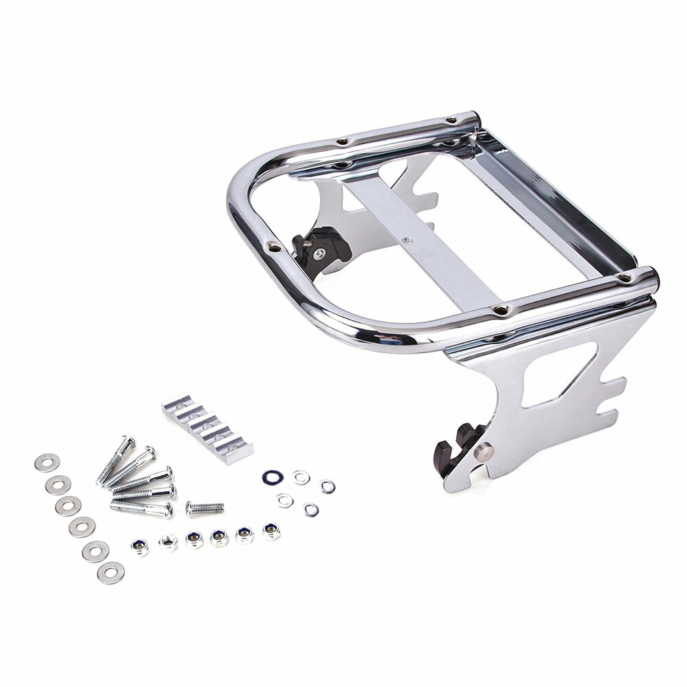 Quick Release Two-up Tour Pack Rack Mount + Docking Kit For Harley Touring 97-08