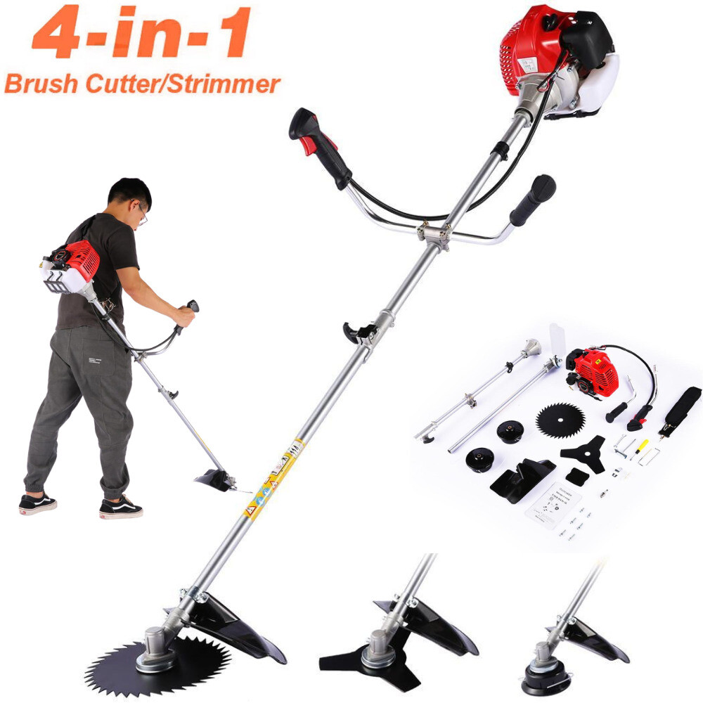 42.7CC/ 58CC Weed Wacker Gas Powered Weed Eater 2Cycle Gas String Trimmer Garden