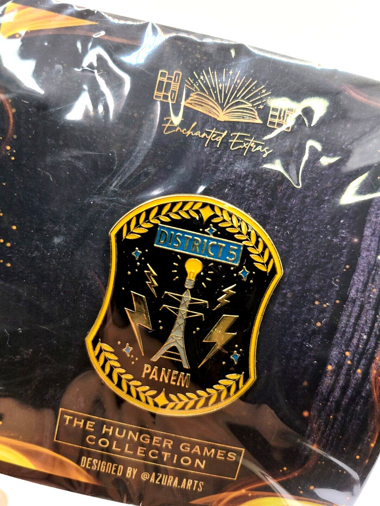 Enchanted Extras The Hunger Games District 5 Enamel Pin