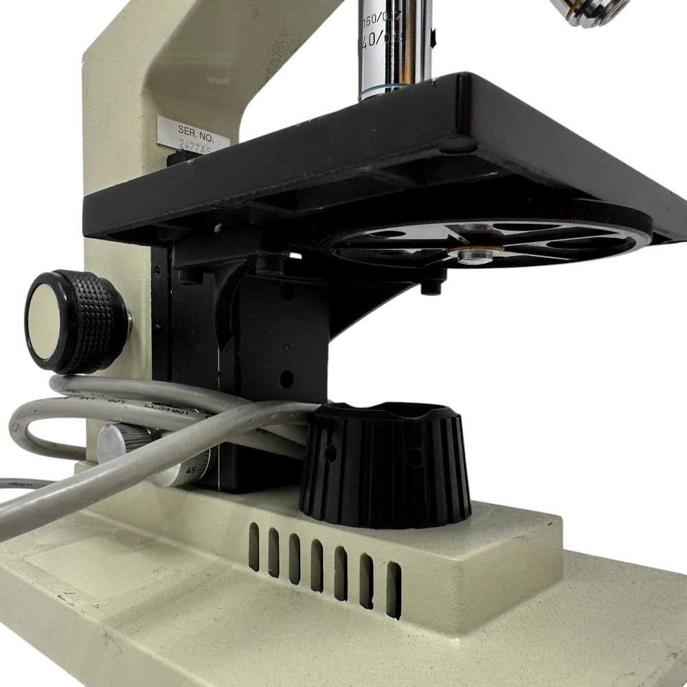 Cambridge Instruments Monocular Compound Microscope WF10X 4X/10X/40X Objectives