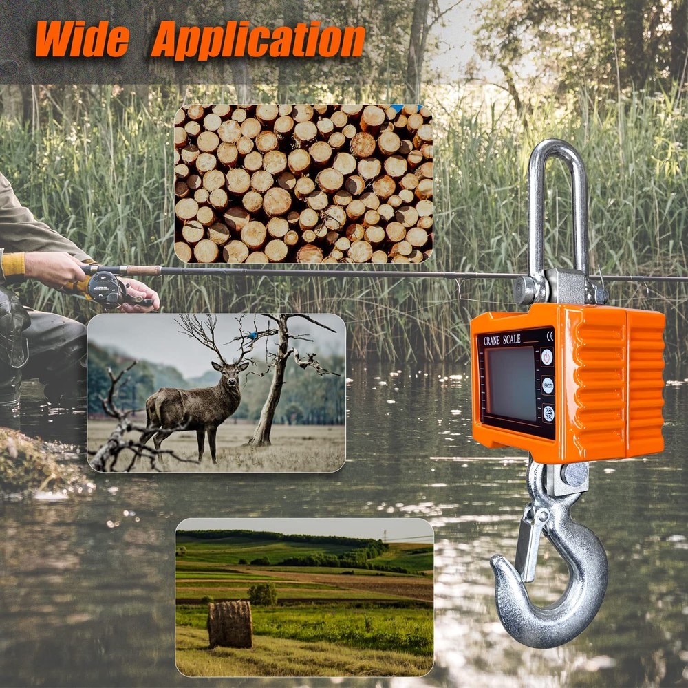Hanging Scales Digital Weight, 2000LBS Crane Scale with Remote Control