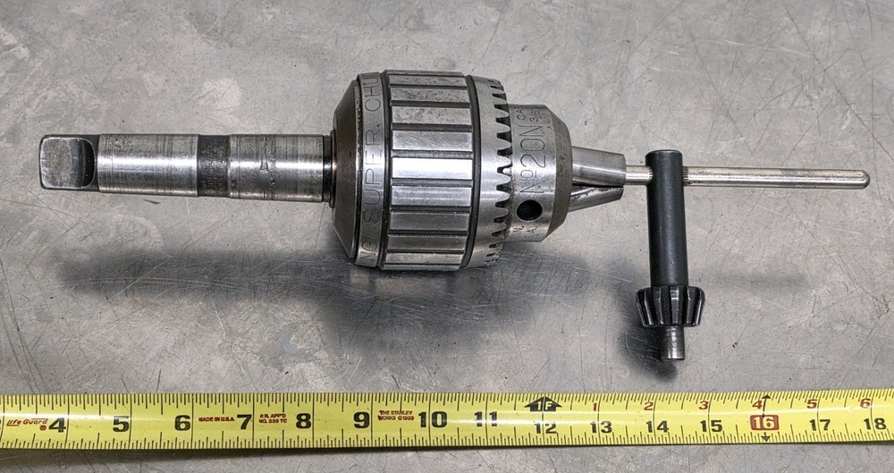 Jacobs 20N Keyed Drill Chuck 3/8-1" 10-25mm Capacity