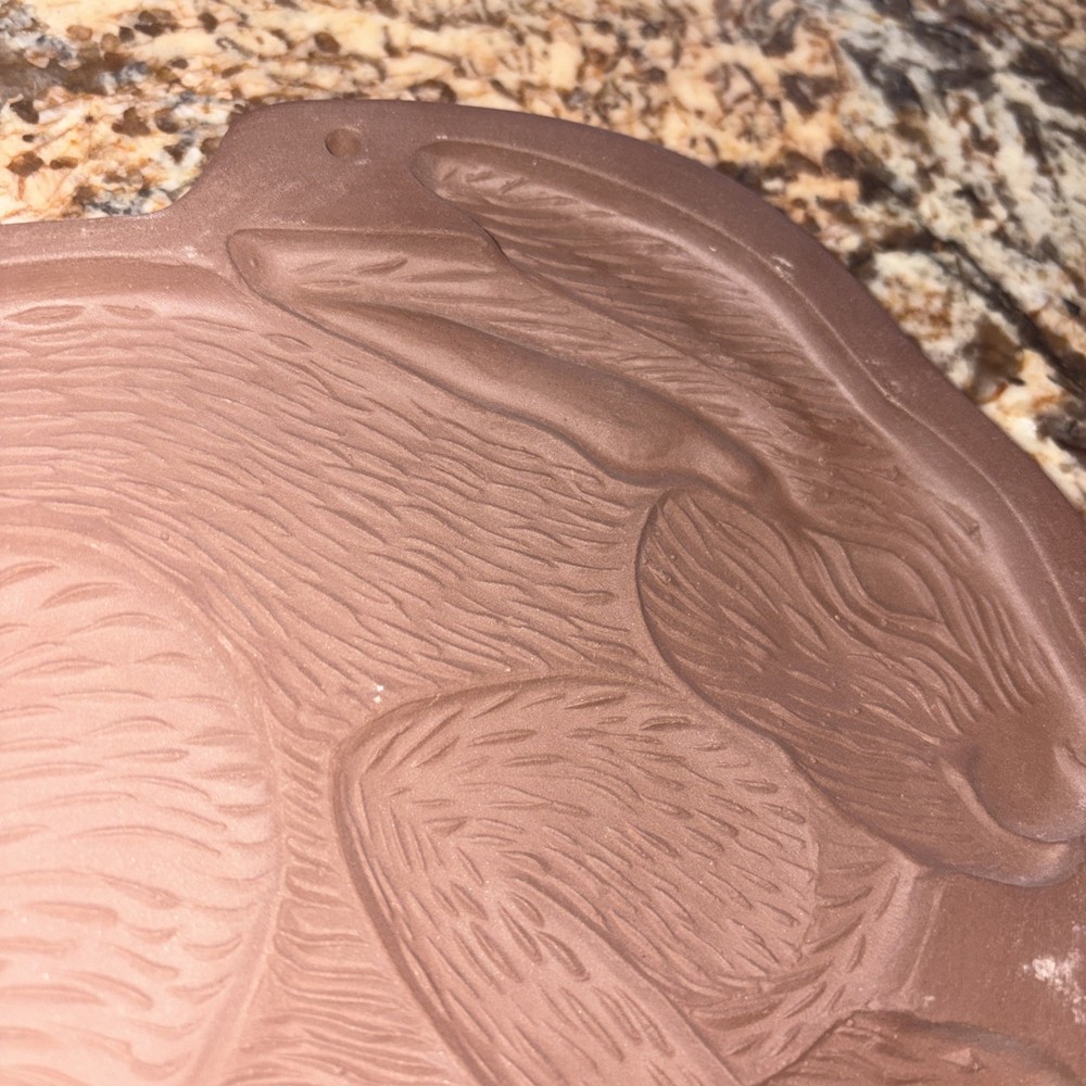 Hartstone Pottery 1989 Rabbit Bunny Cookie Shortbread Mold Easter