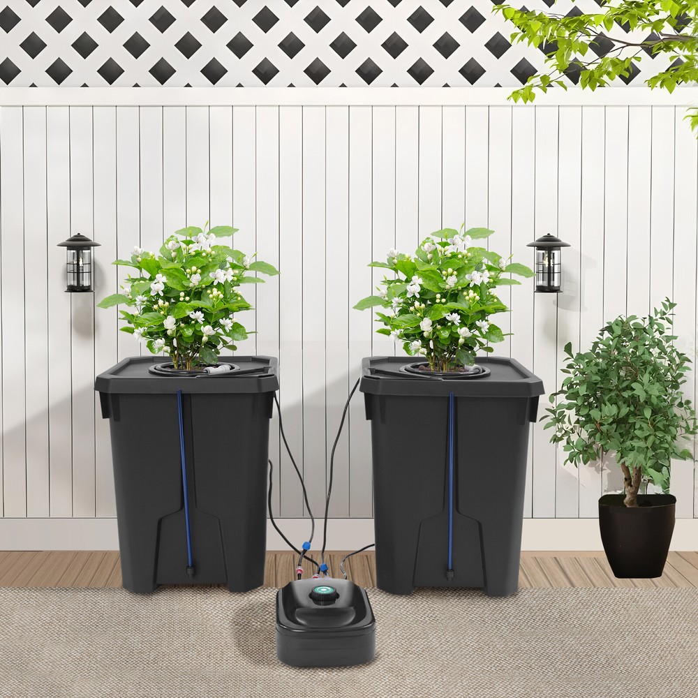 Hydroponics Growing System, Culture Bucket System, Recirculating Drip Garden Sys