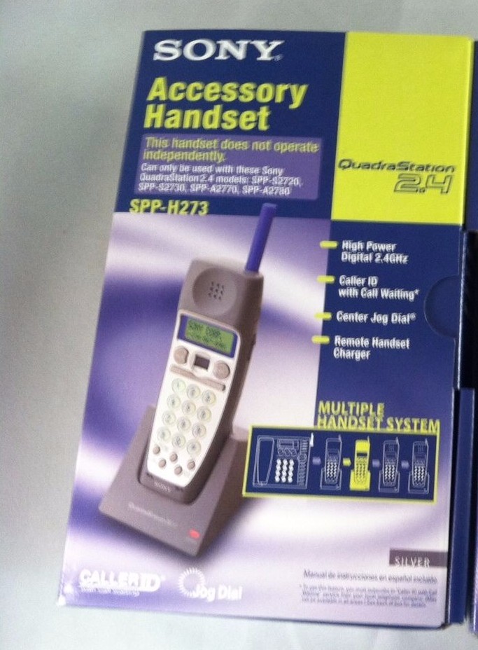 Sony QuadraStation 2.4 Cordless accessory handset